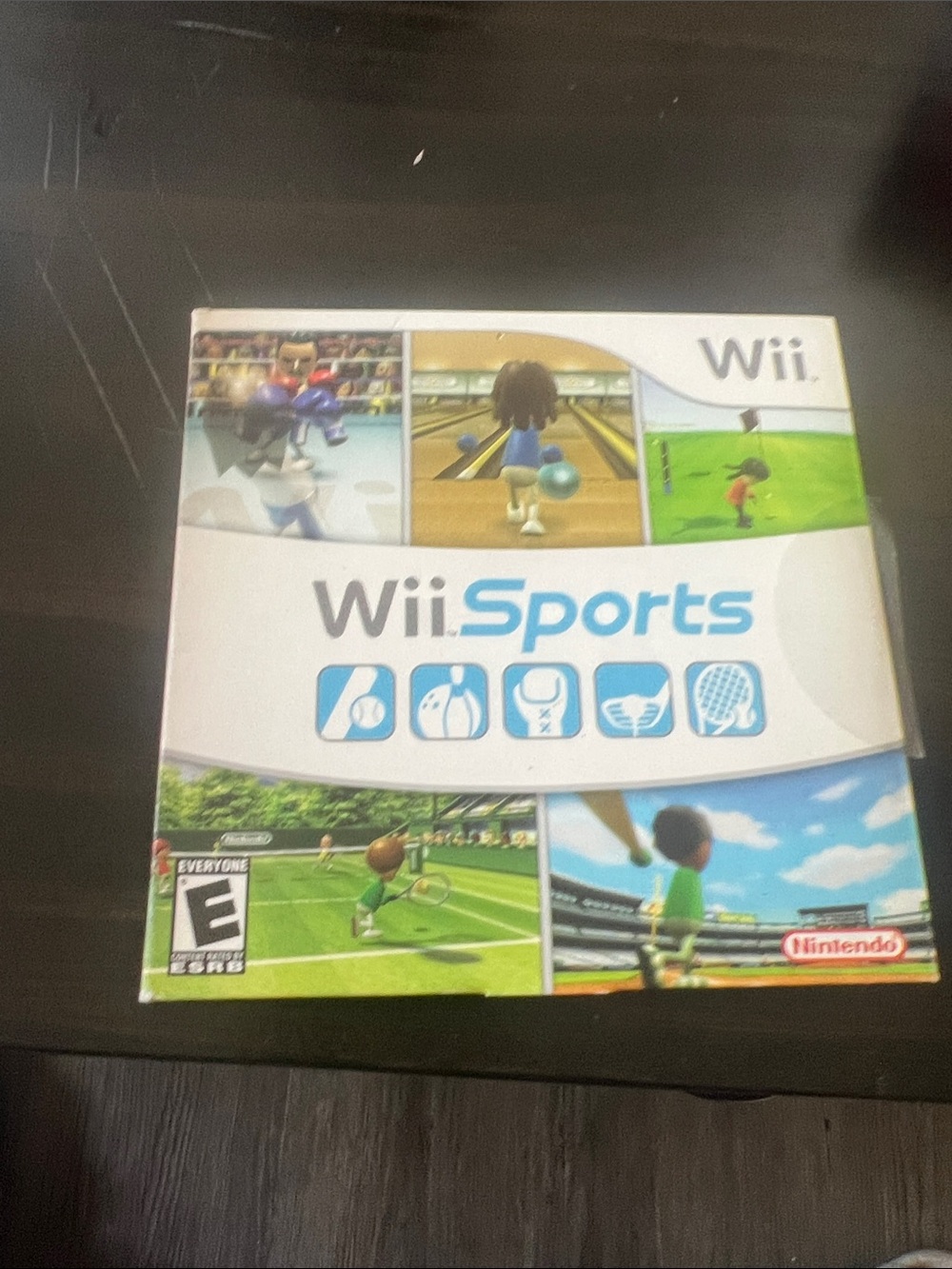 Nintendo Wii Sports White Game Case